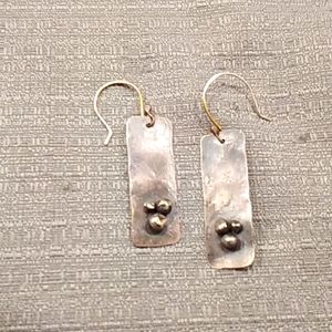 Wood River silver earrings
